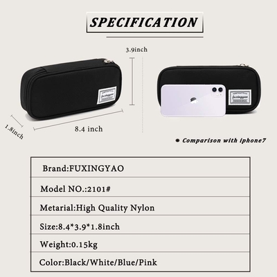 FUXINGYAO TASCHIA, BORSA DI TASCHIA MULTI-SLOT, TASCHIA PORTABILE, TASCHIA PER TASCHIA per ufficio (NERO)