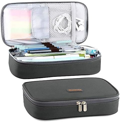 Homecube Cassa matita Capacità porta matita Cassa matite per trucco Borsa di stoffa Oxford Grandi articoli di carta