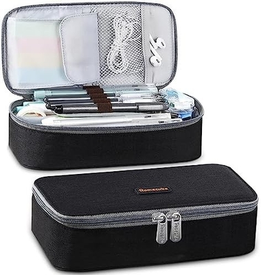 Homecube Cassa matita Capacità porta matita Cassa matite per trucco Borsa di stoffa Oxford Grandi articoli di carta