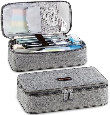 Homecube Cassa matita Capacità porta matita Cassa matite per trucco Borsa di stoffa Oxford Grandi articoli di carta