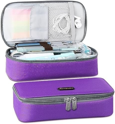 Homecube Cassa matita Capacità porta matita Cassa matite per trucco Borsa di stoffa Oxford Grandi articoli di carta