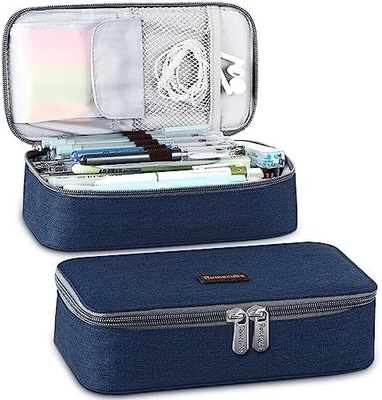 Homecube Cassa matita Capacità porta matita Cassa matite per trucco Borsa di stoffa Oxford Grandi articoli di carta