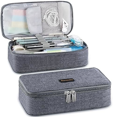 Homecube Cassa matita Capacità porta matita Cassa matite per trucco Borsa di stoffa Oxford Grandi articoli di carta