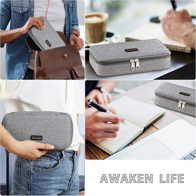 Homecube Cassa matita Capacità porta matita Cassa matite per trucco Borsa di stoffa Oxford Grandi articoli di carta