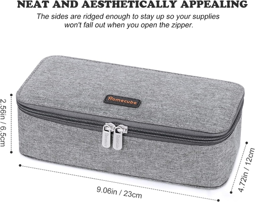 Homecube Cassa matita Capacità porta matita Cassa matite per trucco Borsa di stoffa Oxford Grandi articoli di carta