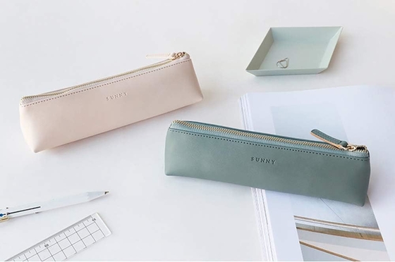 Borsa a matita Doraking Borsa a matita Borsa per matita Cosmetico trucco / carta Borsa borsa / borsa PU pelle piccola borsa Studenti carta