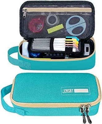 ECHSRT Cassa per matite di grandi dimensioni, sacchetto estetico con penna di grande capacità, borsa portatile minimalista con maniglia per