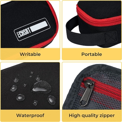 ECHSRT Cassa per matite di grandi dimensioni, sacchetto estetico con penna di grande capacità, borsa portatile minimalista con maniglia per