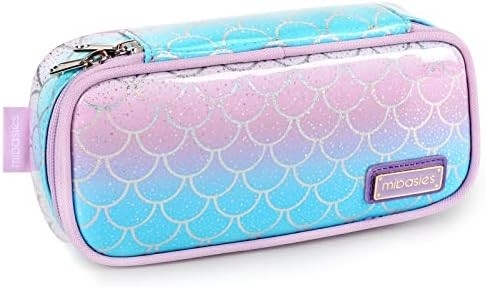 Mabasie Bambini Matita per Bambini e Ragazzi Soft Rainbow Pen Box Bag (Rainbow 1)