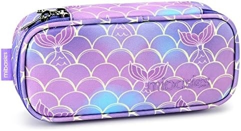 Mabasie Bambini Matita per Bambini e Ragazzi Soft Rainbow Pen Box Bag (Rainbow 1)