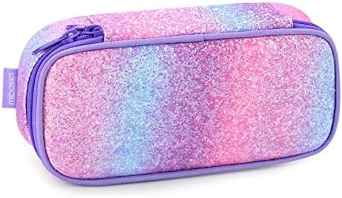 Mabasie Bambini Matita per Bambini e Ragazzi Soft Rainbow Pen Box Bag (Rainbow 1)