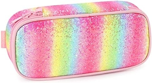 Mabasie Bambini Matita per Bambini e Ragazzi Soft Rainbow Pen Box Bag (Rainbow 1)