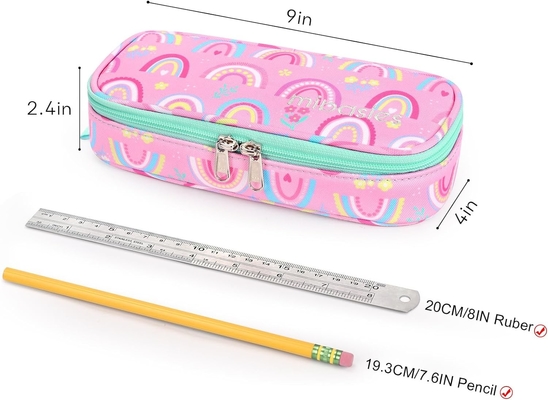 Mabasie Bambini Matita per Bambini e Ragazzi Soft Rainbow Pen Box Bag (Rainbow 1)