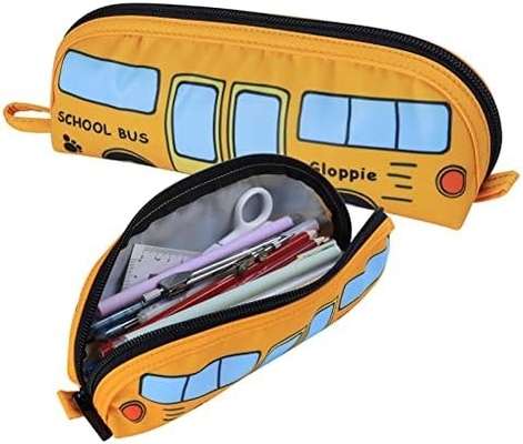 Gloppie Cute Pencil Case Kawaii Pencil Pouch Small Pencil Case Sacchetti di matita semplici con cerniera Cassa di bus Cassa di matita