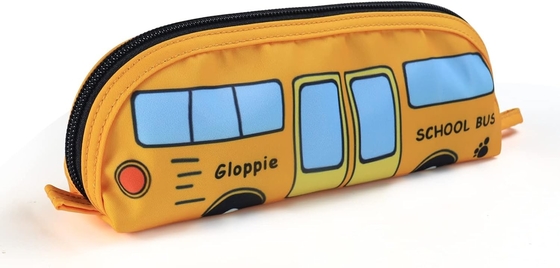 Gloppie Cute Pencil Case Kawaii Pencil Pouch Small Pencil Case Sacchetti di matita semplici con cerniera Cassa di bus Cassa di matita