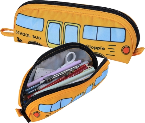 Gloppie Cute Pencil Case Kawaii Pencil Pouch Small Pencil Case Sacchetti di matita semplici con cerniera Cassa di bus Cassa di matita