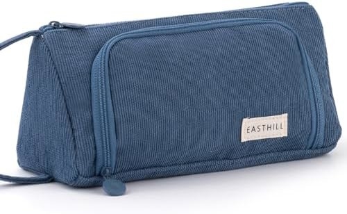EASTHILL Cassa a matita di grande capacità Cassa a matita di tasca di carta Cassa a carta semplice Borsa di cancelleria Scuola Organizzatore di ufficio per ragazze adolescenti