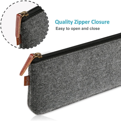 ProCase Sacchetto a matita Cassa a matita, Feltro Studenti Papeterie Borsa Borsa Zipper Per matite, matite, evidenziatori, Gel Pen, marcatori