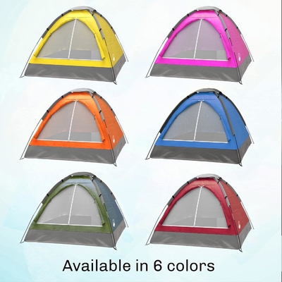 Tenda a cupola per 2 persone ️ facile da impostare Rifugio con mosca della pioggia e borsa da porta per campeggio, spiaggia, backpacking, escursioni,