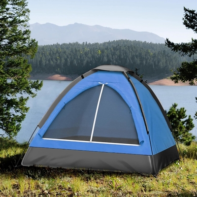 Tenda a cupola per 2 persone ️ facile da impostare Rifugio con mosca della pioggia e borsa da porta per campeggio, spiaggia, backpacking, escursioni,