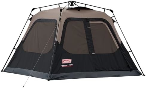 Tenda da campeggio Coleman con installazione istantanea, 4/6/8/10 Persone Tenda resistente alle intemperie con tecnologia WeatherTec, doppio spessore