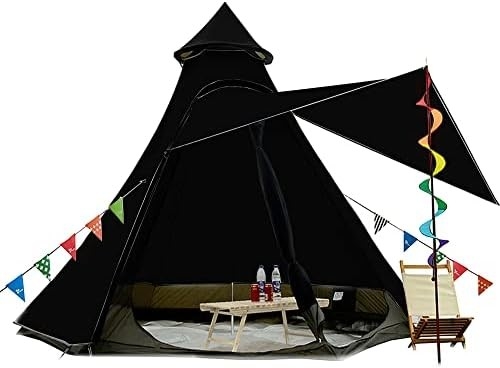 12'x10'x8'Dome Camping Tent 5-6 Persone 4 Stagione Doppi strati impermeabili Anti-UV Windproof Tent Famiglia Camping all'aperto