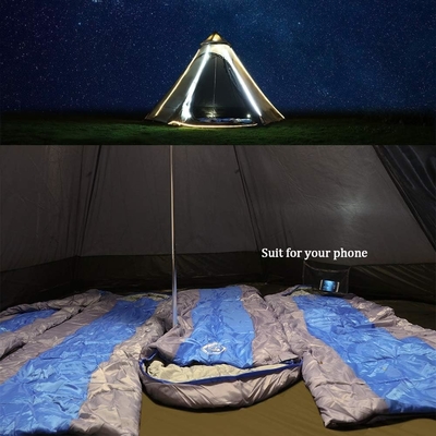 12'x10'x8'Dome Camping Tent 5-6 Persone 4 Stagione Doppi strati impermeabili Anti-UV Windproof Tent Famiglia Camping all'aperto