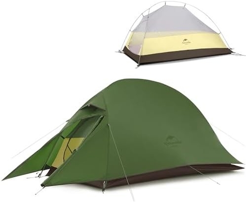 Naturehike Cloud-Up 1 persona tenda leggera backpacking tenda per un uomo, impermeabile ultraleggera tenda singola persona, fare