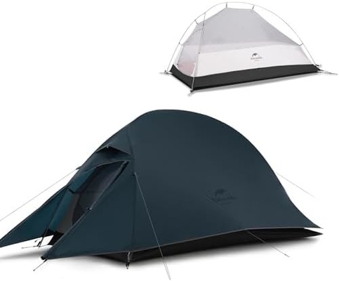 Naturehike Cloud-Up 1 persona tenda leggera backpacking tenda per un uomo, impermeabile ultraleggera tenda singola persona, fare