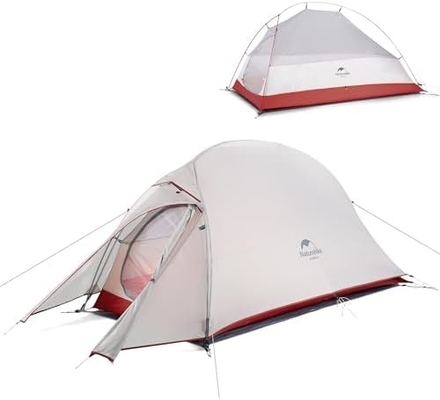 Naturehike Cloud-Up 1 persona tenda leggera backpacking tenda per un uomo, impermeabile ultraleggera tenda singola persona, fare