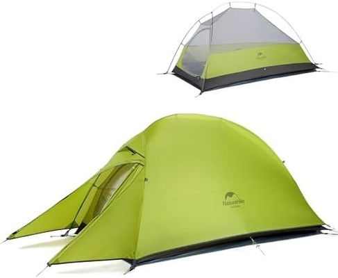 Naturehike Cloud-Up 1 persona tenda leggera backpacking tenda per un uomo, impermeabile ultraleggera tenda singola persona, fare