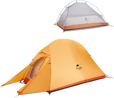Naturehike Cloud-Up 1 persona tenda leggera backpacking tenda per un uomo, impermeabile ultraleggera tenda singola persona, fare