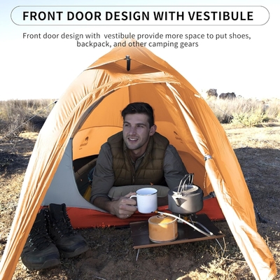 Naturehike Cloud-Up 1 persona tenda leggera backpacking tenda per un uomo, impermeabile ultraleggera tenda singola persona, fare