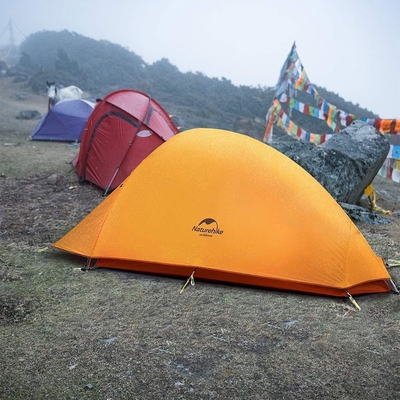 Naturehike Cloud-Up 1 persona tenda leggera backpacking tenda per un uomo, impermeabile ultraleggera tenda singola persona, fare