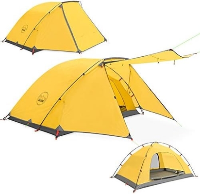 KAZOO 2/4 Persone Tenda da campeggio all'aperto impermeabile per famiglie Tende di grandi dimensioni 2/4 Persone facile da installare Tenda con portico doppio strato