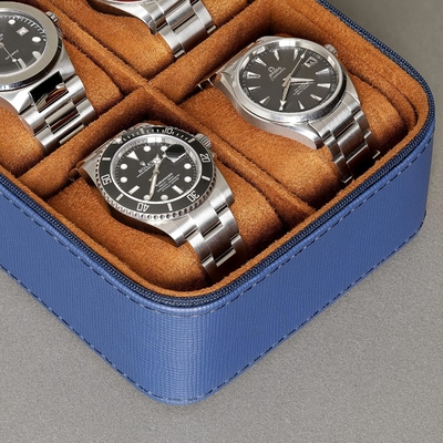 ROTHWELL 5 Watch Travel Case Storage Organizer per 5 orologi.