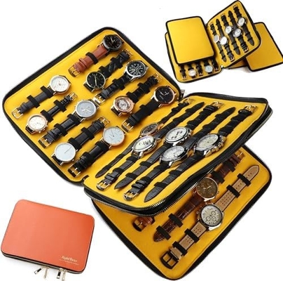 40 slot Big Case Bag Watch Band Storage Strap Organizer Doppio strato, orologio e cinturini Organizer per Apple