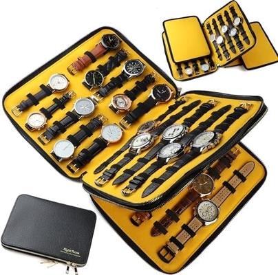 40 slot Big Case Bag Watch Band Storage Strap Organizer Doppio strato, orologio e cinturini Organizer per Apple