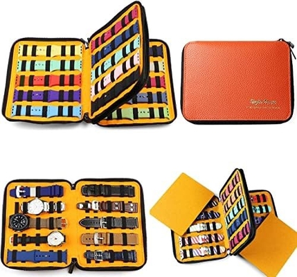 40 slot Big Case Bag Watch Band Storage Strap Organizer Doppio strato, orologio e cinturini Organizer per Apple