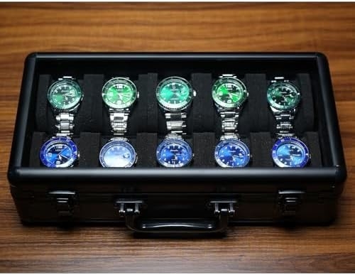 3 cartone per orologio, cartone per orologio con cartone di cartone per orologio, cartone con cuscini di schiuma morbida, adatto a tutte le dimensioni