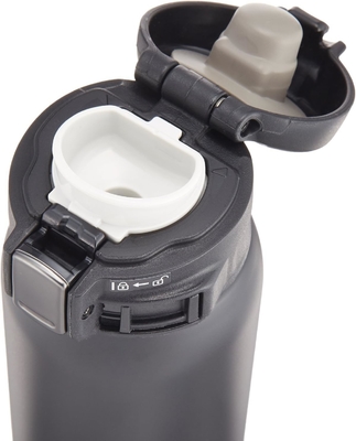 Zojirushi SM-SA60BA Tazza isolante al vuoto in acciaio inossidabile, 1 conteggio (confezione di 1), nero, 20 once