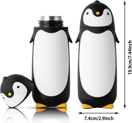 Pinguino Acciaio inossidabile Vasca isolante per viaggi Tazza di tè Bottiglia d'acqua Bottiglia di caffè