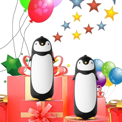 Pinguino Acciaio inossidabile Vasca isolante per viaggi Tazza di tè Bottiglia d'acqua Bottiglia di caffè