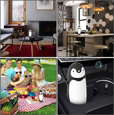 Pinguino Acciaio inossidabile Vasca isolante per viaggi Tazza di tè Bottiglia d'acqua Bottiglia di caffè
