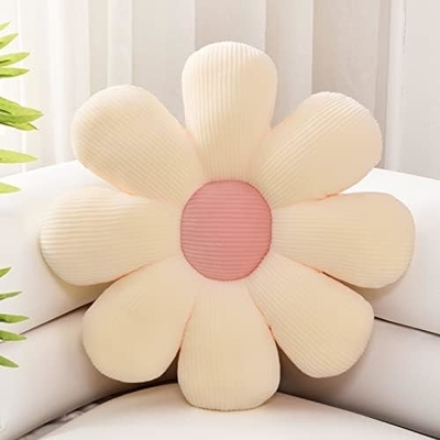 Pillone a fiori, Decorazione natalizia a forma di fiore, Pillone a pavimento a fiori, cuscino da sedere, Decorazione di stanza carina e di peluche