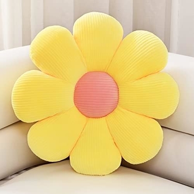 Pillone a fiori, Decorazione natalizia a forma di fiore, Pillone a pavimento a fiori, cuscino da sedere, Decorazione di stanza carina e di peluche