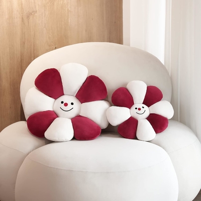 Pillone a fiori, Decorazione natalizia a forma di fiore, Pillone a pavimento a fiori, cuscino da sedere, Decorazione di stanza carina e di peluche