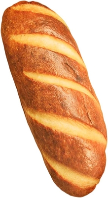 40 in 3D Simulazione Forma di pane cuscino morbido lombare baguette schiena cuscino cibo divertente giocattolo ripieno di peluche
