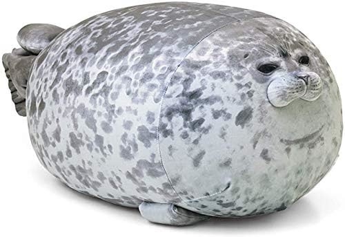 MerryXD Chubby Blob Seal Pillow, Stuffed Cotton Plush Animal Toy Cute Ocean Medium