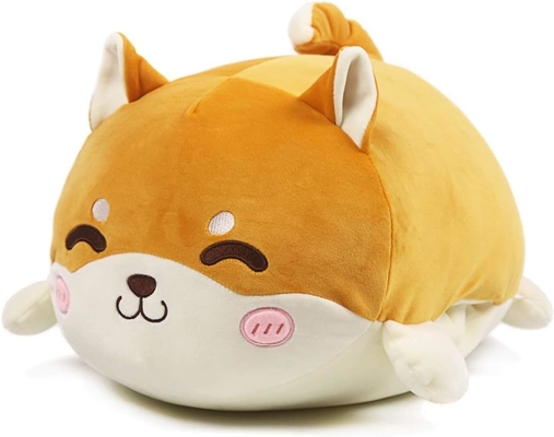 Shiba Inu Piumino cuscino Stuffed Animal Cute Piumino giocattolo Squishy Anime Corgi Piumino Fluffy Kawaii Soft Abbraccio cuscino